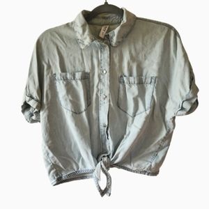 Tie Up Jean Shirt